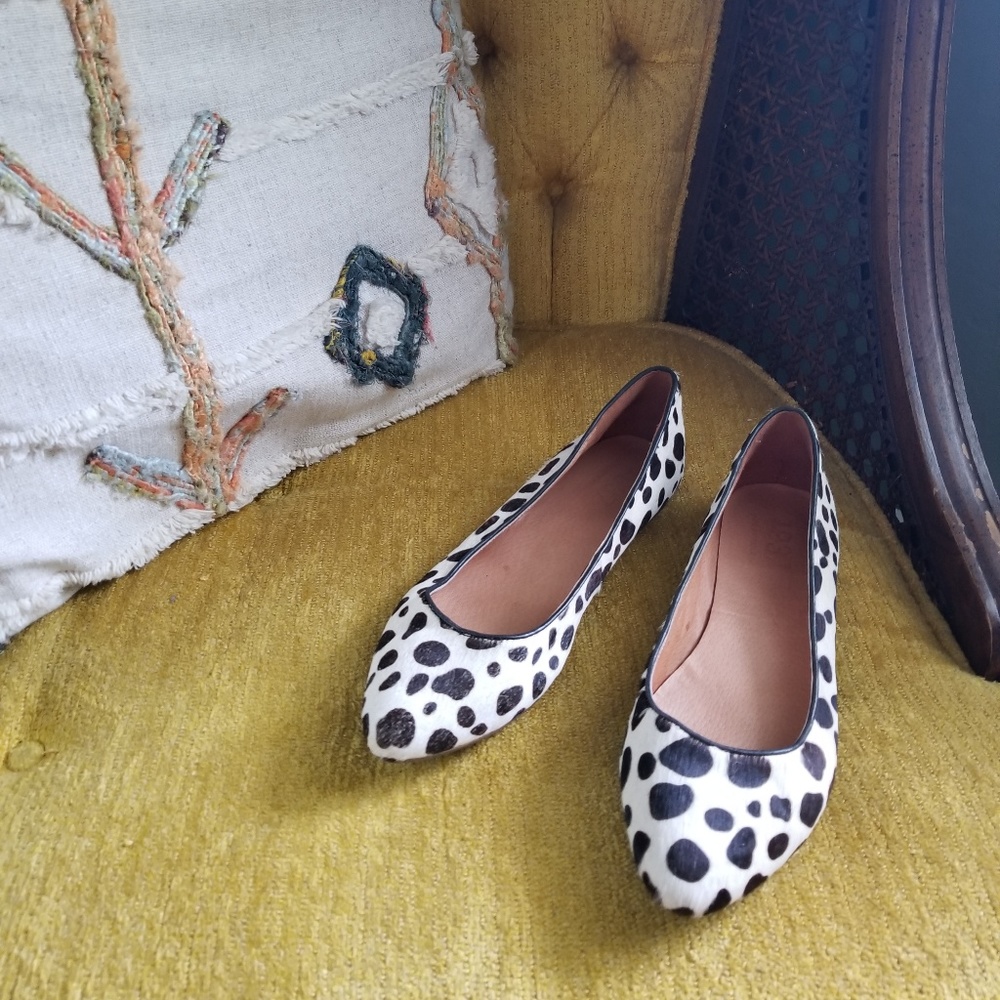 Madewell Flats - Snow Leopard (Rare!)